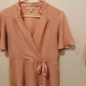 Vintage polka dot blouse